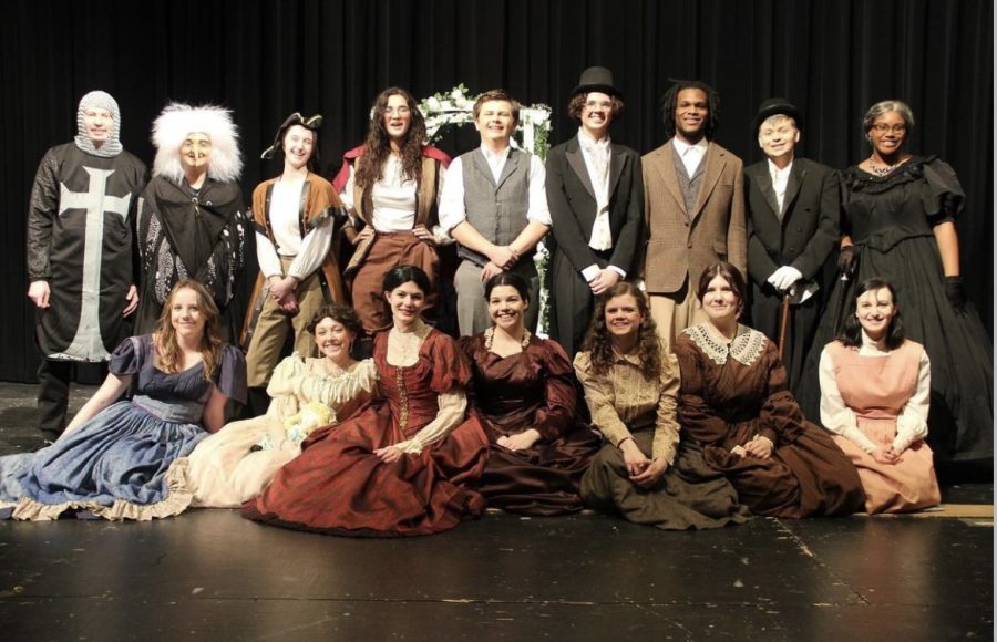 The cast and crew of the spring musical Little Women.