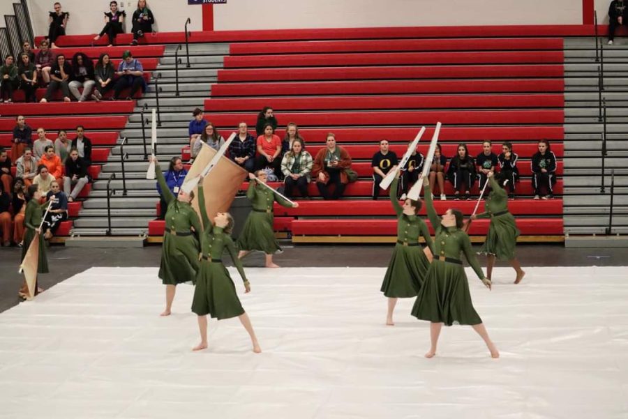 Winter guard Takes 3rd